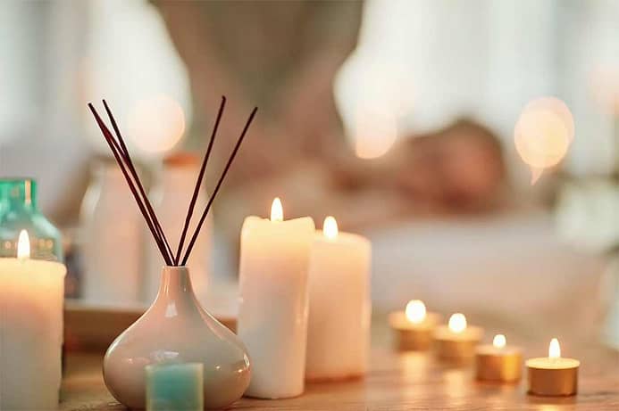 Candles for wellness/recharge rooms