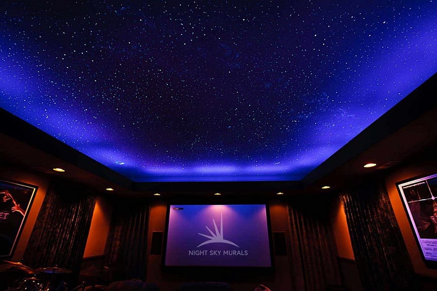 Cal theater with Night Sky Mural